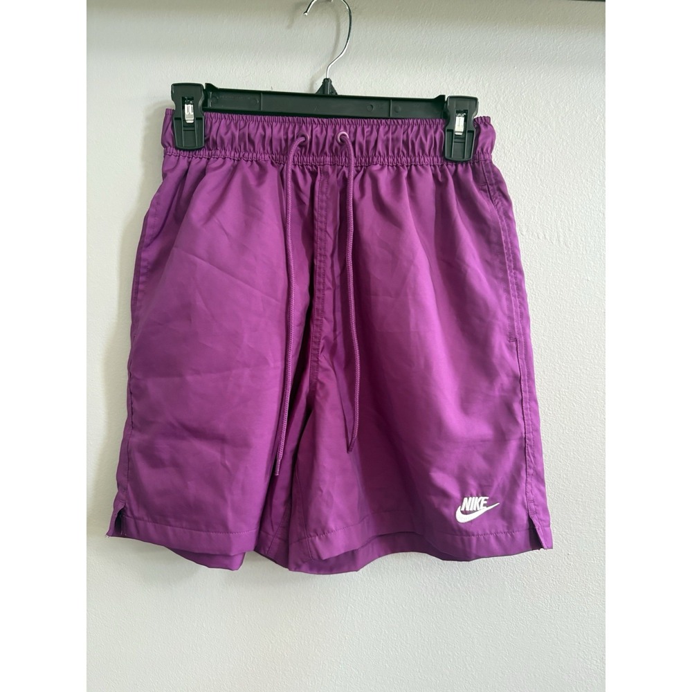 Men's Nike Club Woven Flow Shorts Purple Size XSmall XS